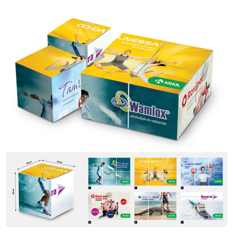 KRKA Magyarország - Brandingelt építőkocka